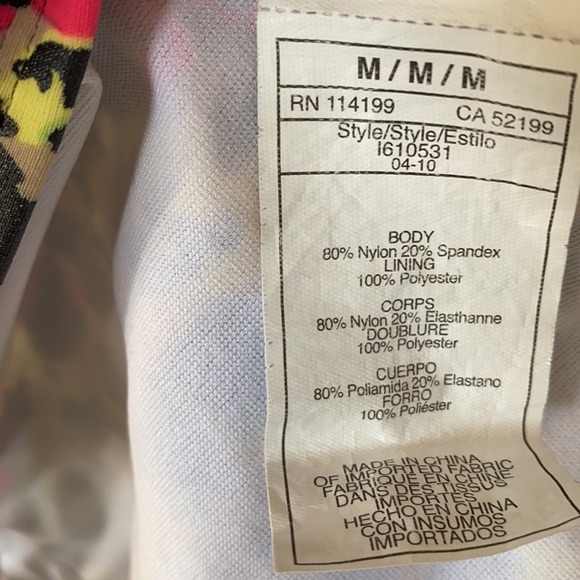 Roxy cheetah print Bandeau Bikini set, Size M - Picture 7 of 11